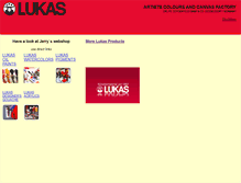 Tablet Screenshot of lukasamerica.com